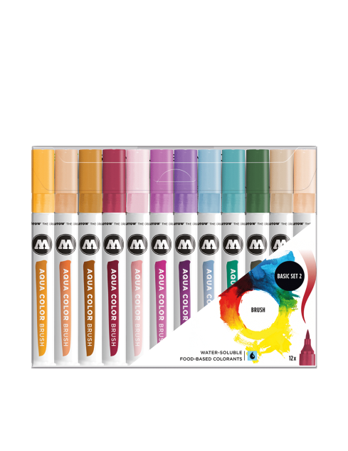 Aqua Color Brush Basic Set 2