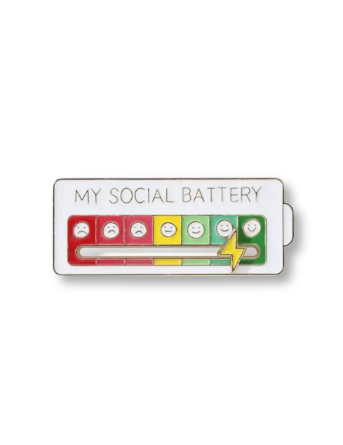 Pin's "My Social Battery"